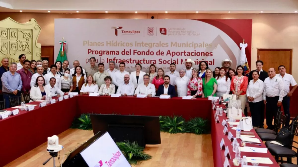Destaca Gobernador Américo Villarreal a  Nuevo Laredo como referente en obras de infraestructura Hídrica