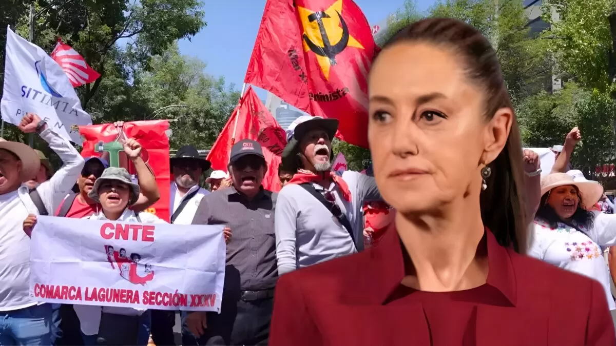 Sheinbaum no se reunirá con CNTE y llama a consultar propuesta