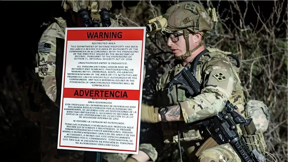 Estados Unidos declara zonas de su frontera con México como “áreas de defensa nacional”