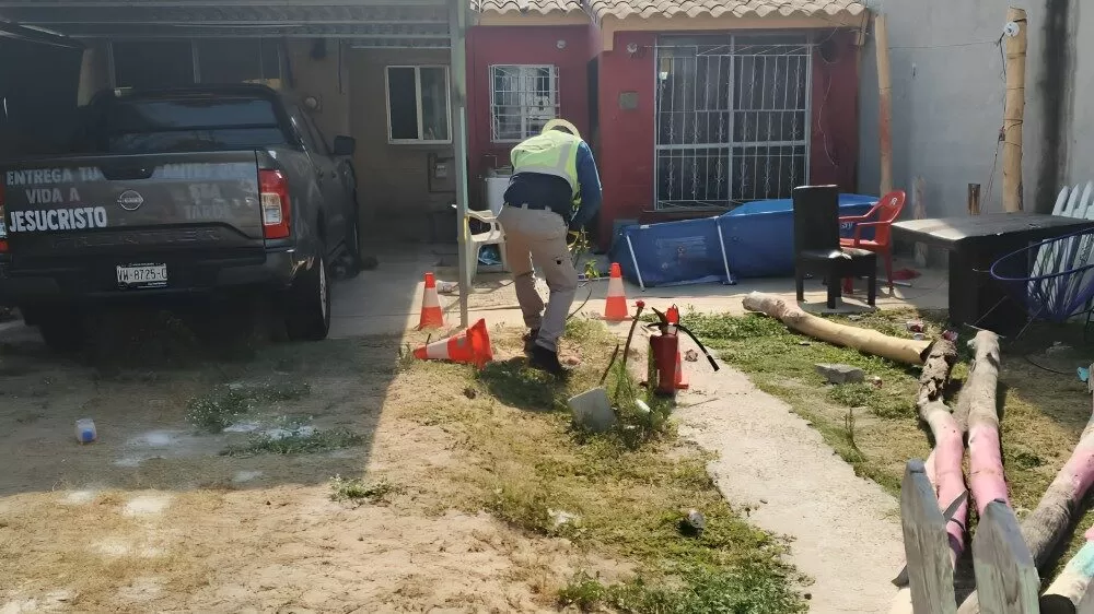 Se registra otra fuga de gas en Miramapolis, Ciudad Madero