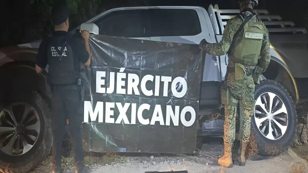 Aseguran arsenal y vehículos durante operativo en Tamaulipas