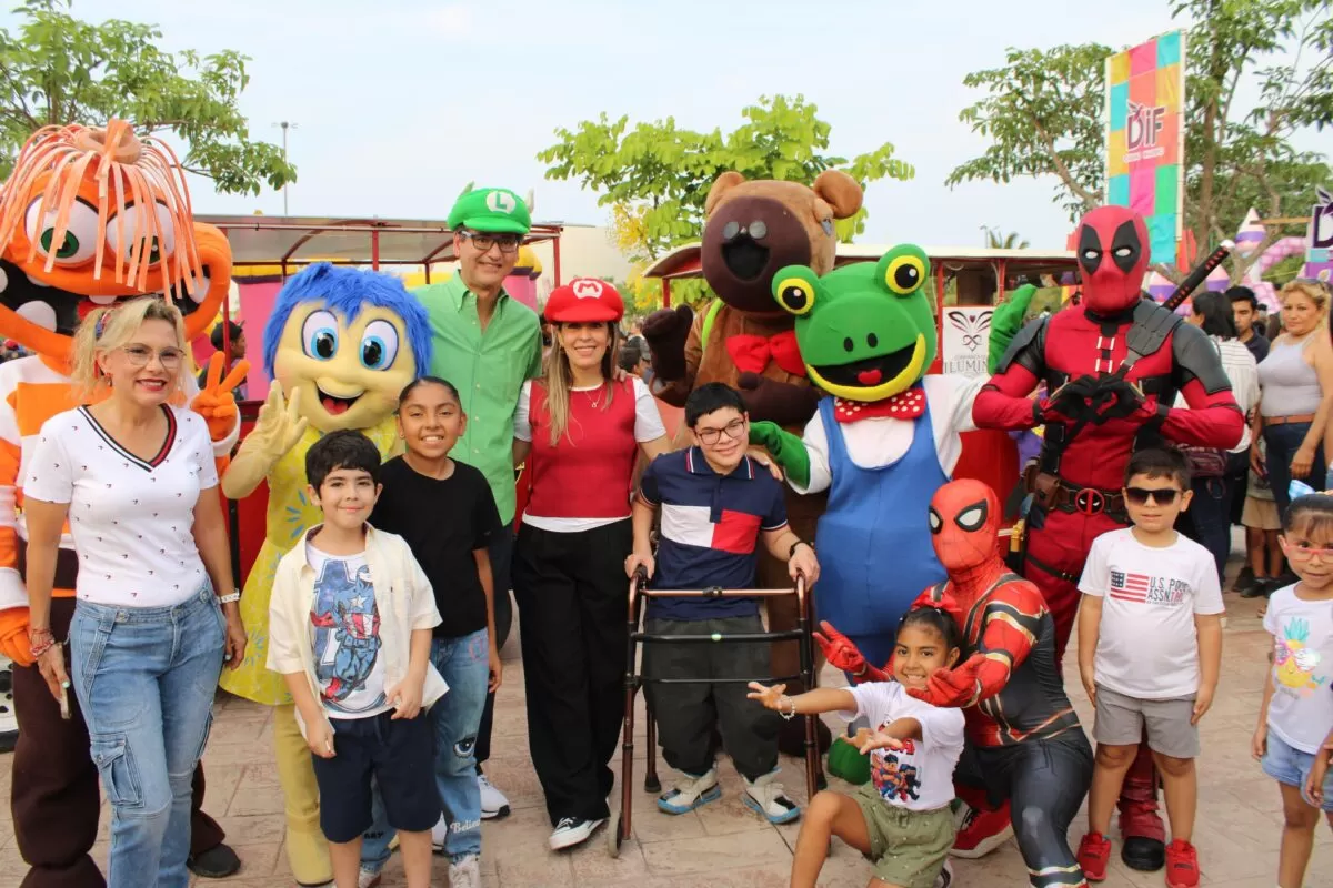Celebran Dunia y Erasmo a las niñas y los niños de Ciudad Madero