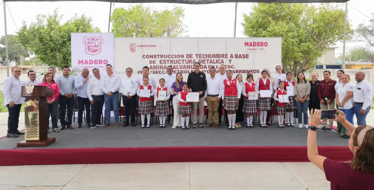 Erasmo González forralece la infraestructura educativa de Ciudad Madero