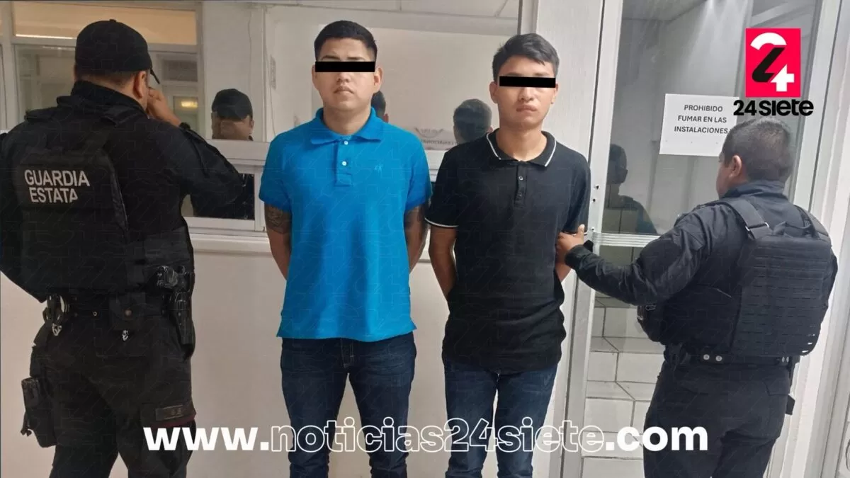 Cae banda de roba Oxxos en Victoria; uno es Guardia Nacional