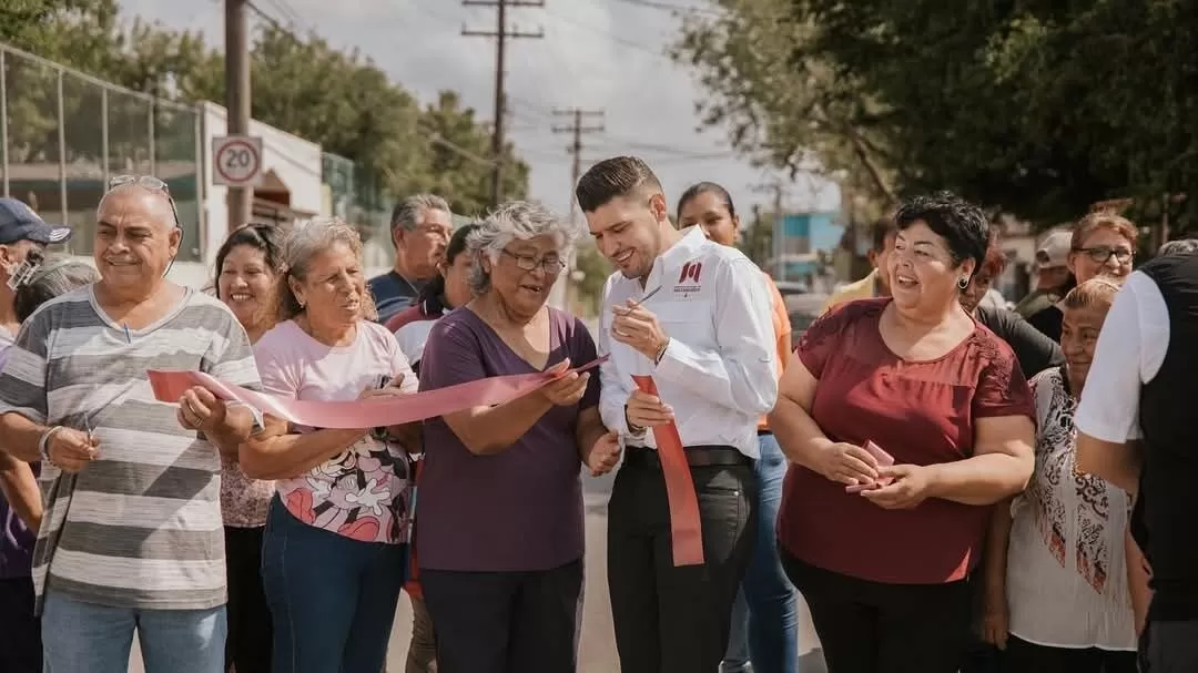 Beto Granados entrega dos obras de pavimentación en colonias Esperanza y Electricistas Sur