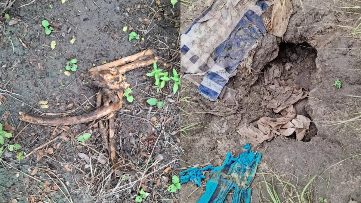 Localizan fosa clandestina con restos humanos en Reynosa