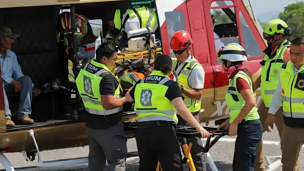 Diez traslados aéreos en Tamaulipas han salvado vidas