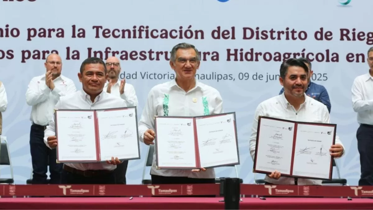 Suscriben modernización del campo tamaulipeco