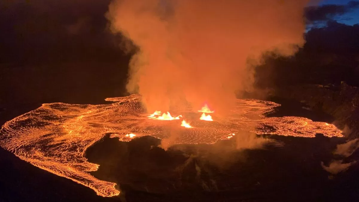 Erupciona el volcán Kilauea en Hawái