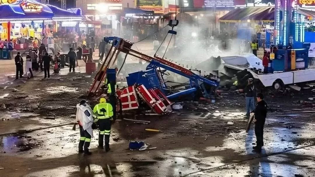 Caída de juego en feria de Nuevo León deja 15 heridos