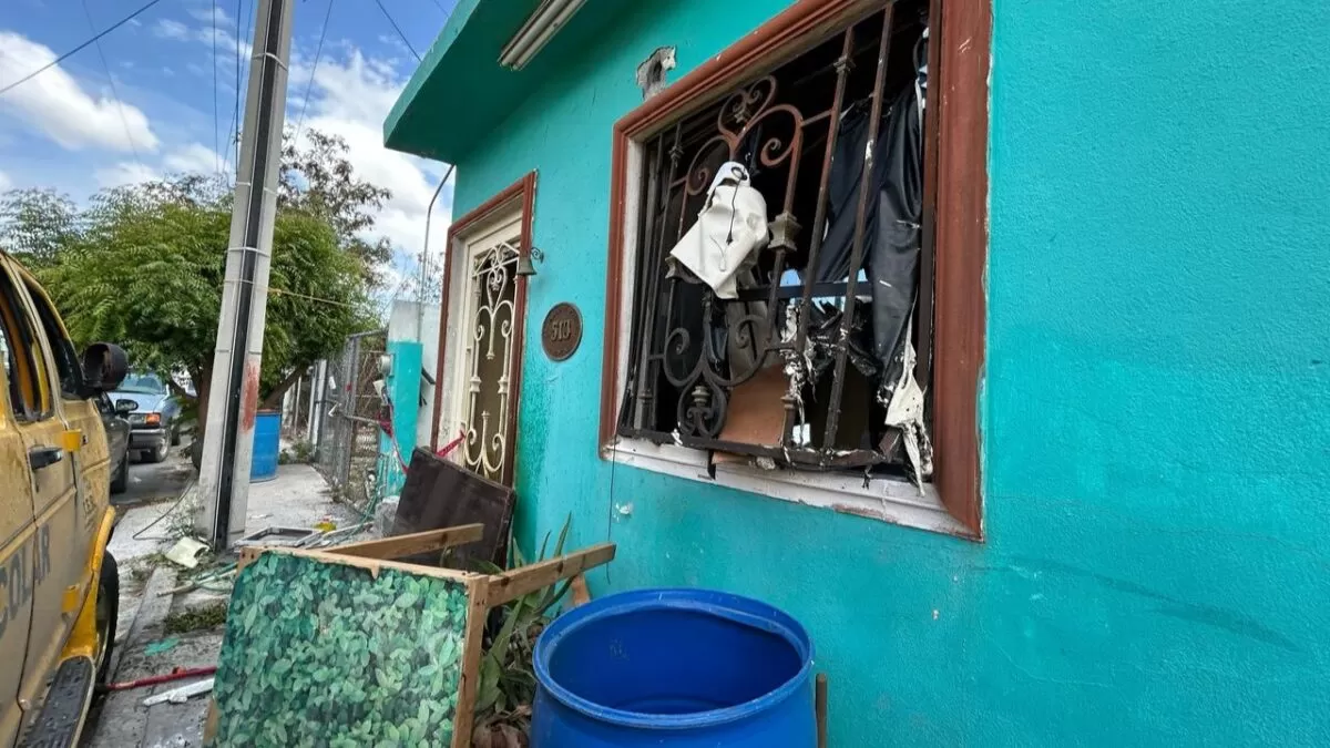 Explosión en domicilio de Reynosa deja a madre e hijo con quemaduras