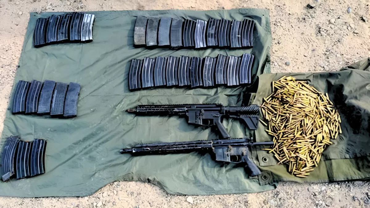 Aseguran armas y cartuchos durante operativo en Tamaulipas