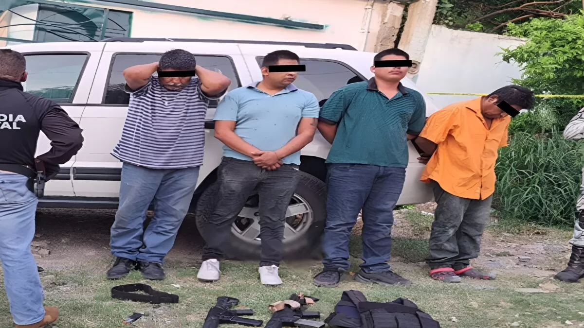 Detienen a seis presuntos delincuentes en Victoria; aseguran armas y vehículos