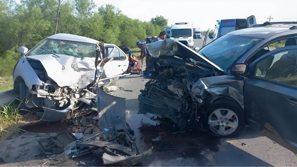 Choque en carretera a Reynosa deja dos muertas y cuatro heridos