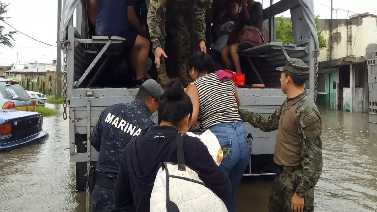 Activan ‘Plan Marina’ en municipios de Tamaulipas por inundaciones