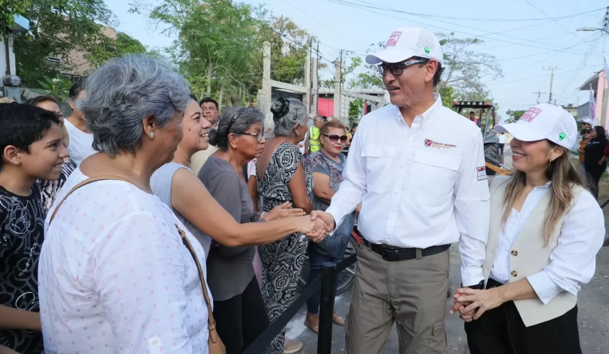 Con respaldo de Dr. Américo, Madero avanza con más pavimentación: Erasmo González