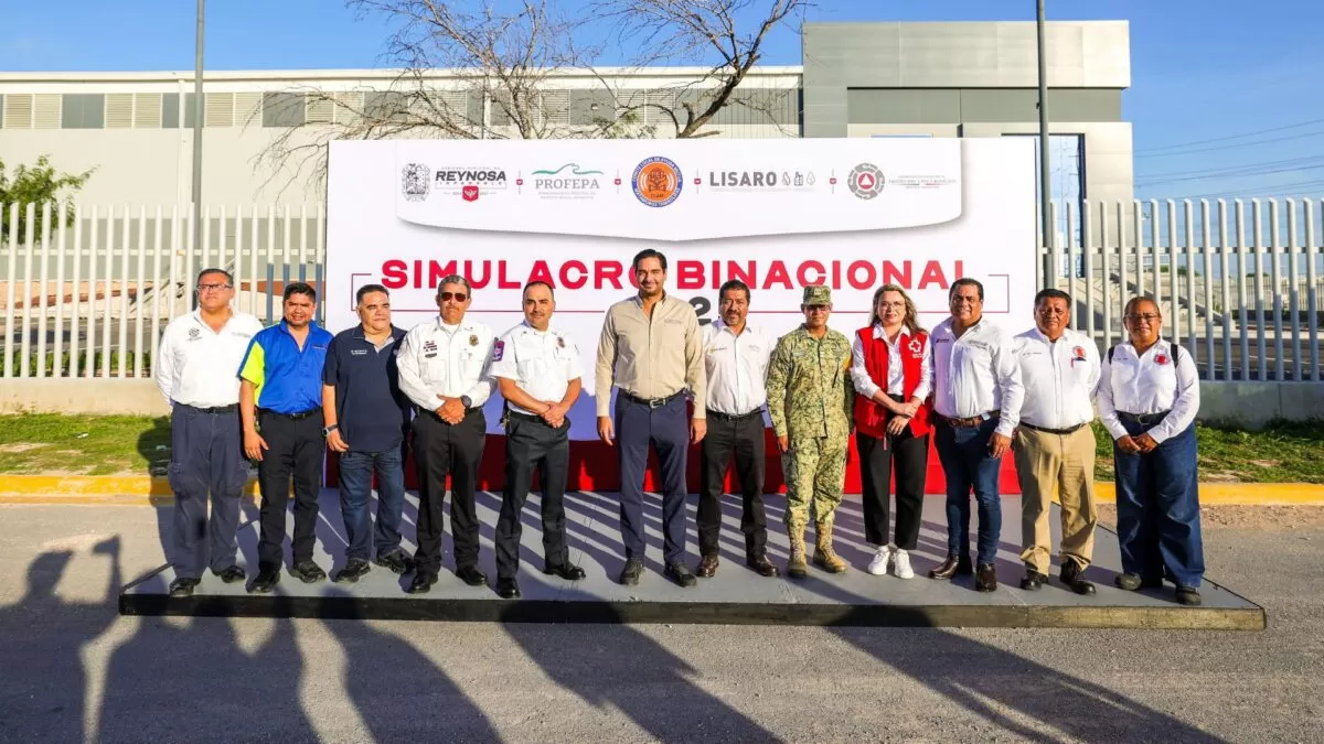 Exitoso Simulacro Binacional DINAPREQ Reynosa-Hidalgo 2025
