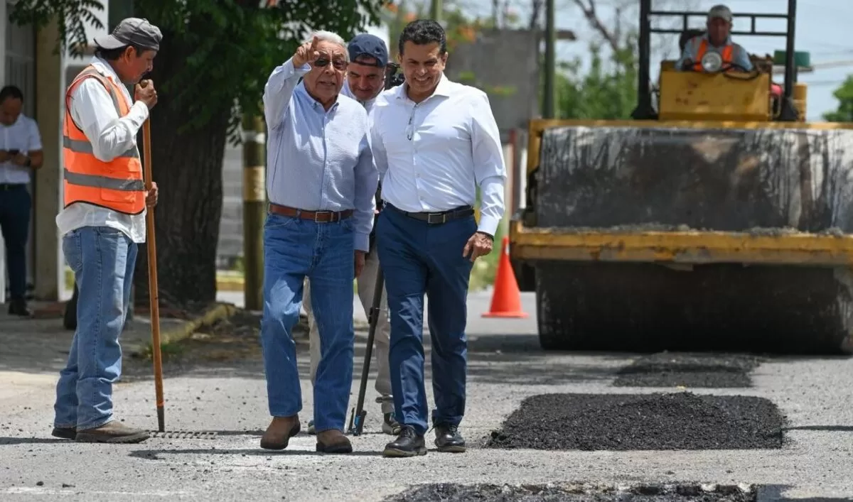 Reactiva Municipio de Victoria programa de bacheo tras lluvias recientes