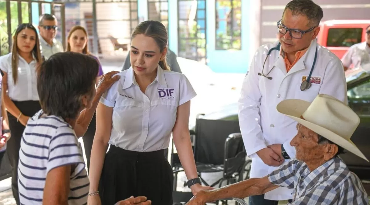 Brinda DIF Victoria atención inmediata de pareja de adultos mayores