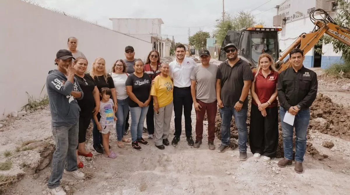 Supervisa Beto Granados obra de pavimentación en la colonia Las Culturas