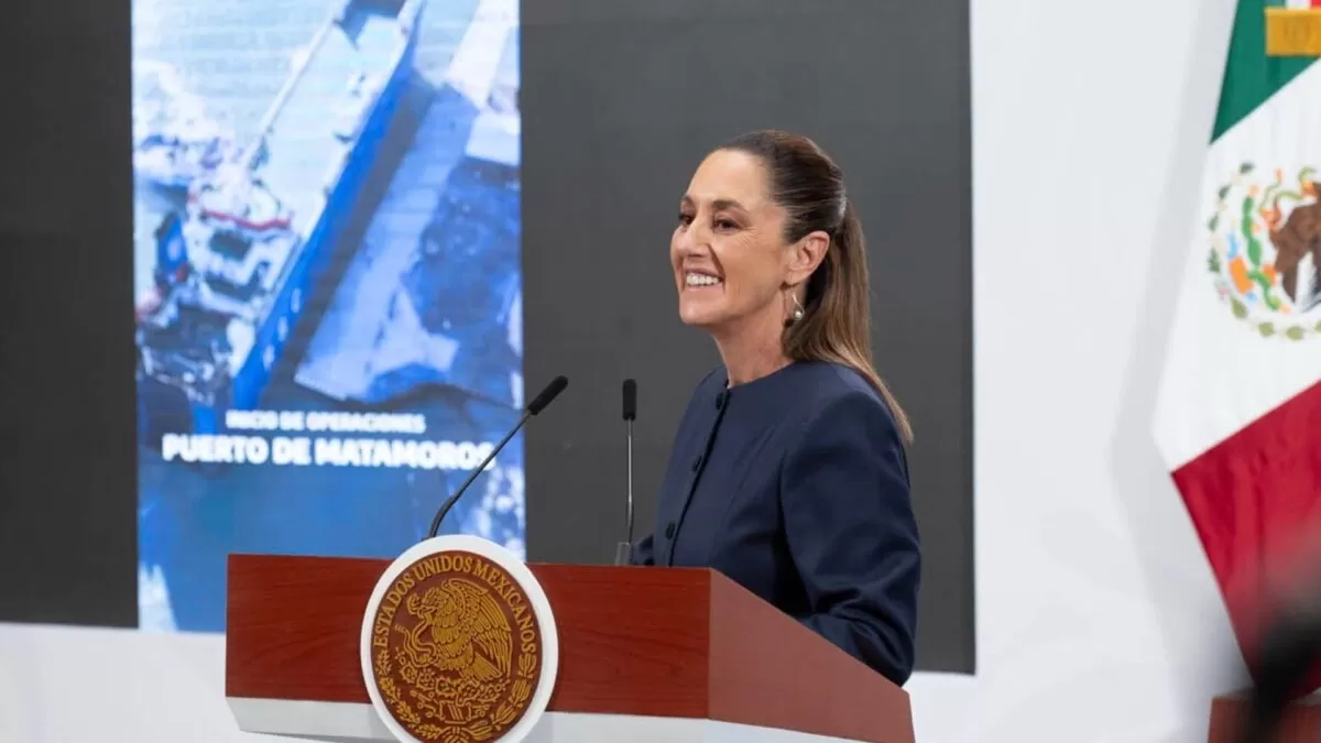 Reconoce presidenta trabajo de Américo para construir el Puerto del Norte