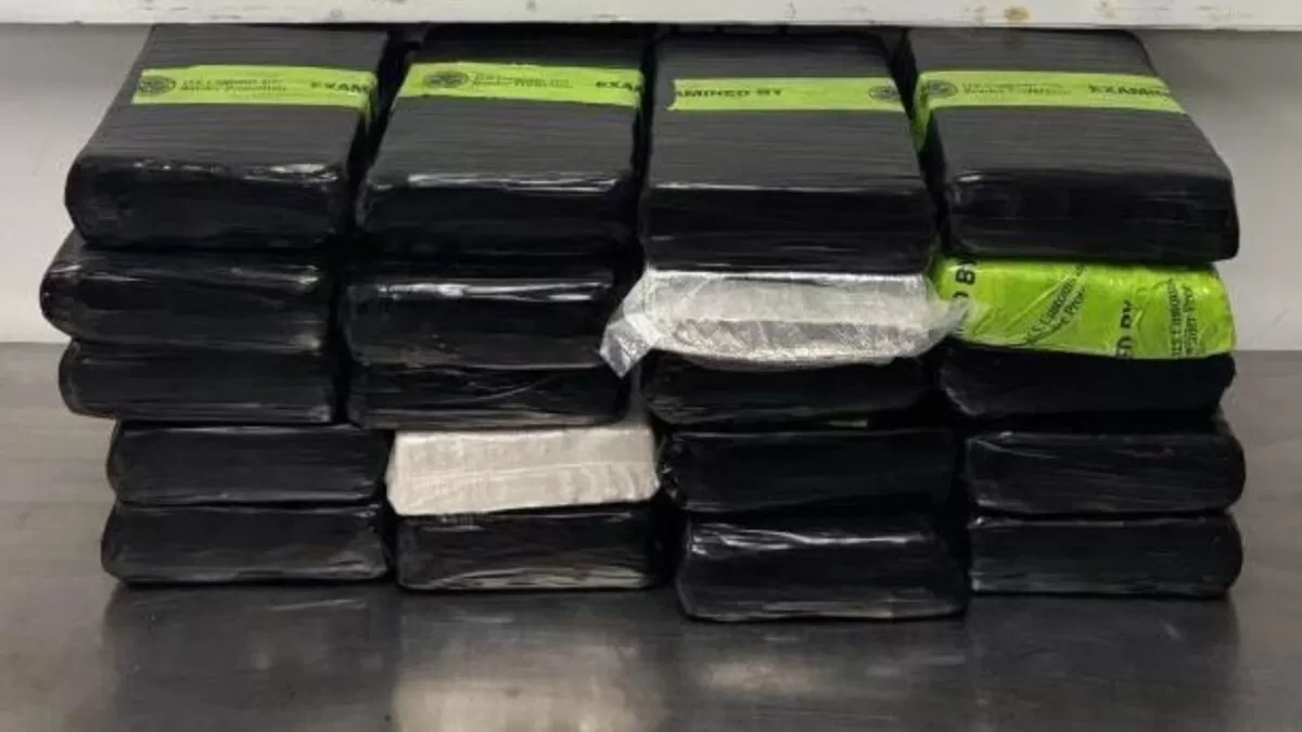 Aseguran cocaína valuada en más de medio millón de dólares