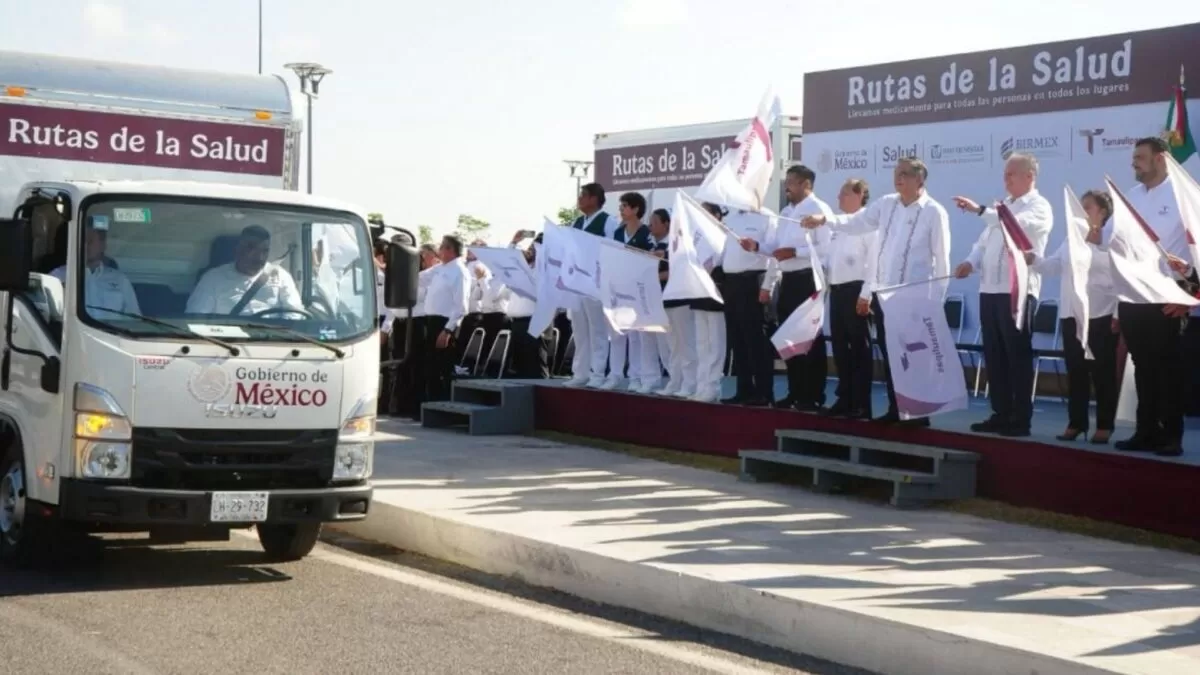 Américo da banderazo a Rutas de la Salud en Tamaulipas