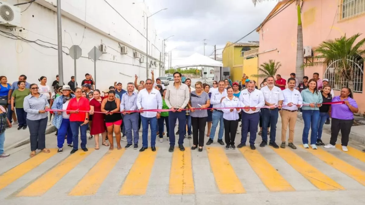 Entregó Carlos Peña Ortiz nueva pavimentación por más de 2.7 MDP
