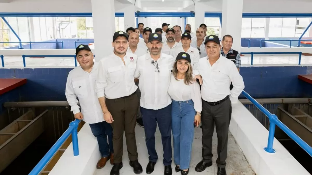 Recorre Beto Granados Planta Potabilizadora No. 1 junto al secretario de Recursos Hidráulicos