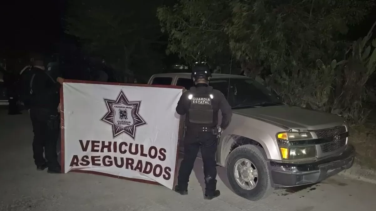 Aseguran vehículos con reporte de robo y placas falsas en Reynosa y Río Bravo