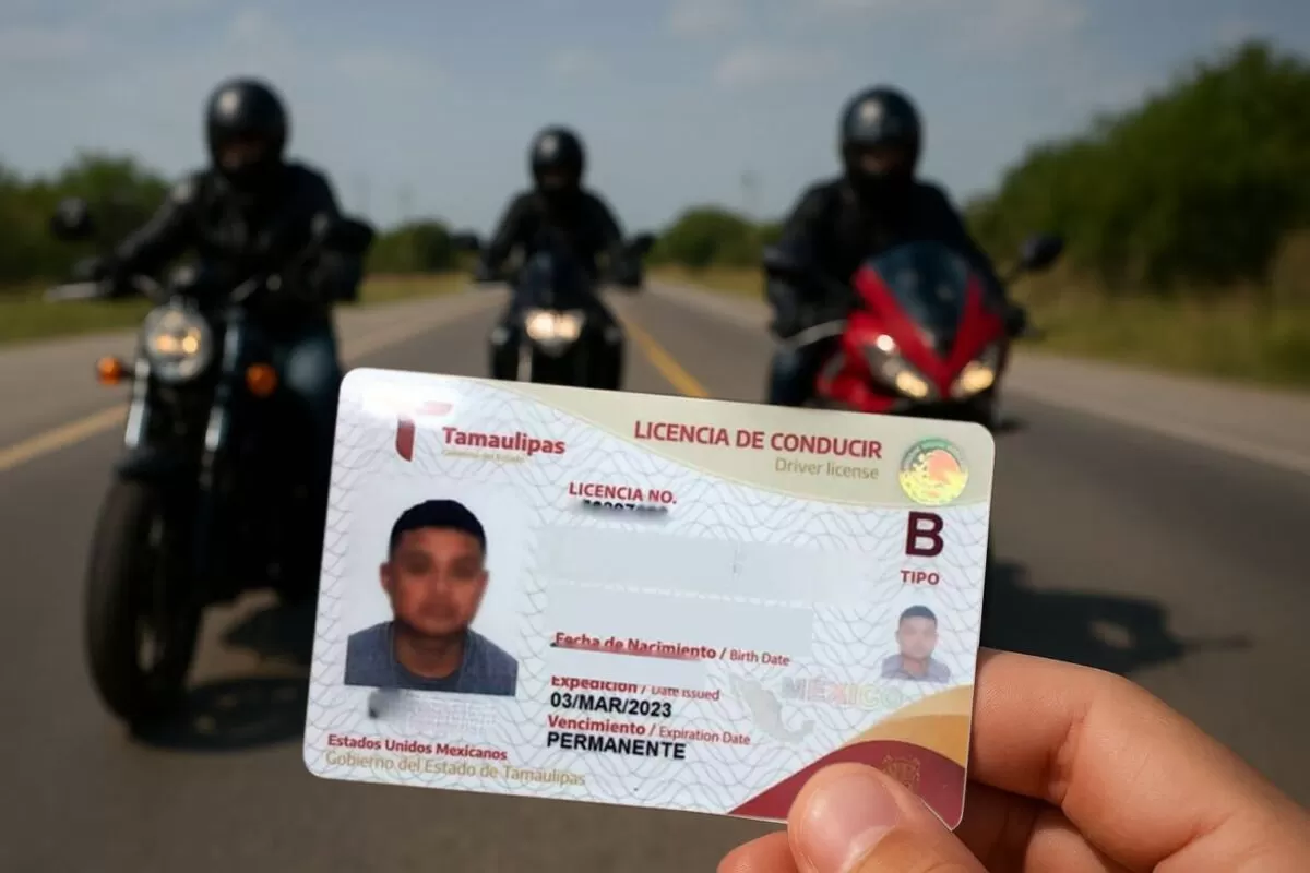 Licencia + placas con súper descuento para motociclistas tamaulipecos