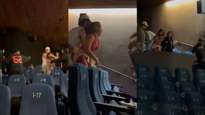 Lady Cineteca: mujer arma escándalo tras reclamos por no callarse en toda la película