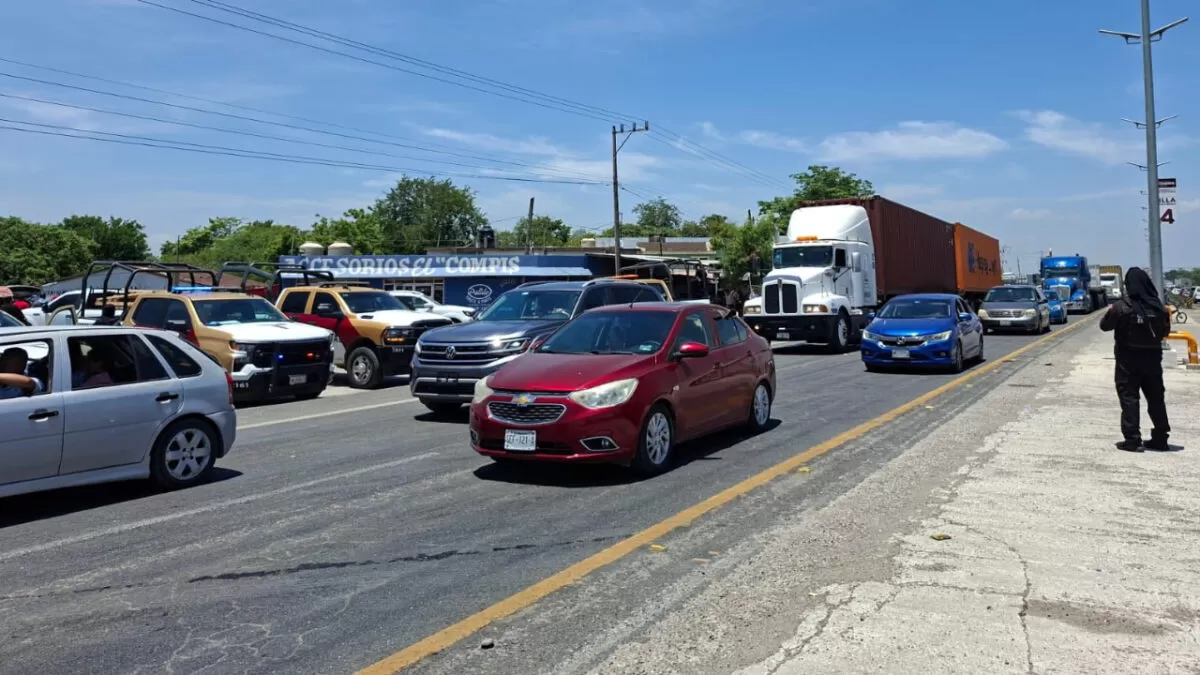 Restablecen circulación en carretera Tampico–Mante tras manifestación