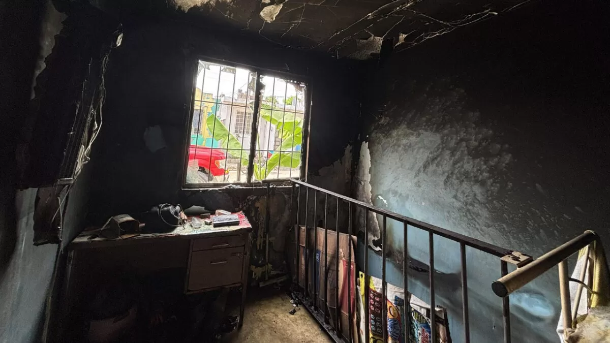 Incendio consume casa de abuelitos en Altamira