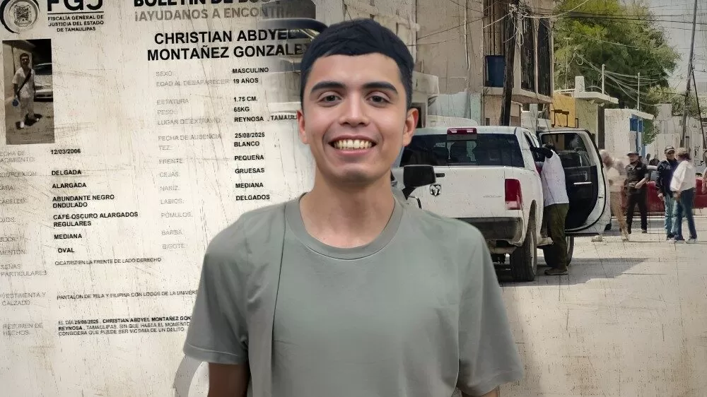 Localizan con vida a joven estudiante desaparecido en Reynosa
