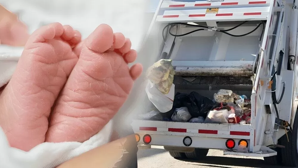 Abandonan cuerpo de bebé en camión de basura en Nuevo León
