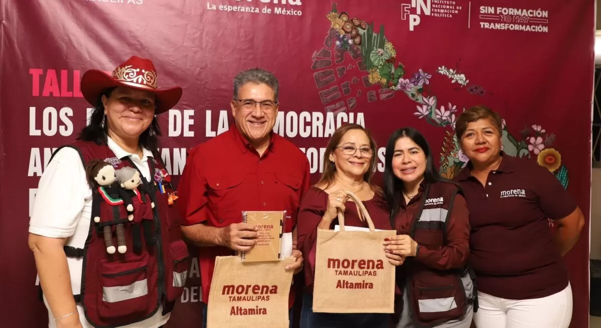 Impulsa Armando Martínez formación política con taller sobre democracia