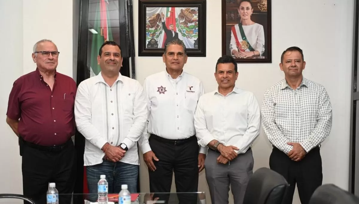Refirma alcalde de Victoria colaboración con Secretario de Seguridad, General Carlos Arturo Pancardo Escudero.