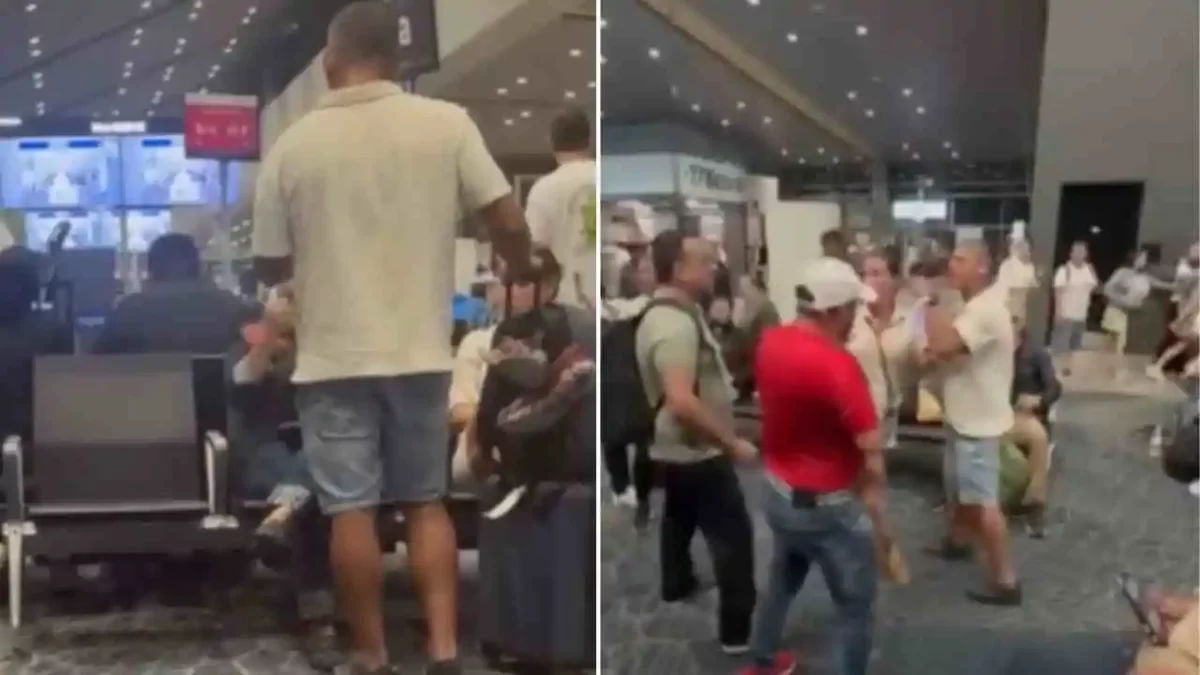 Hombre cachetea a mujer en aeropuerto tras disputa por asiento