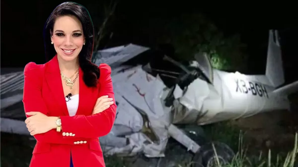 Muere la conductora de TV, Debora Estrella, en desplome de avioneta