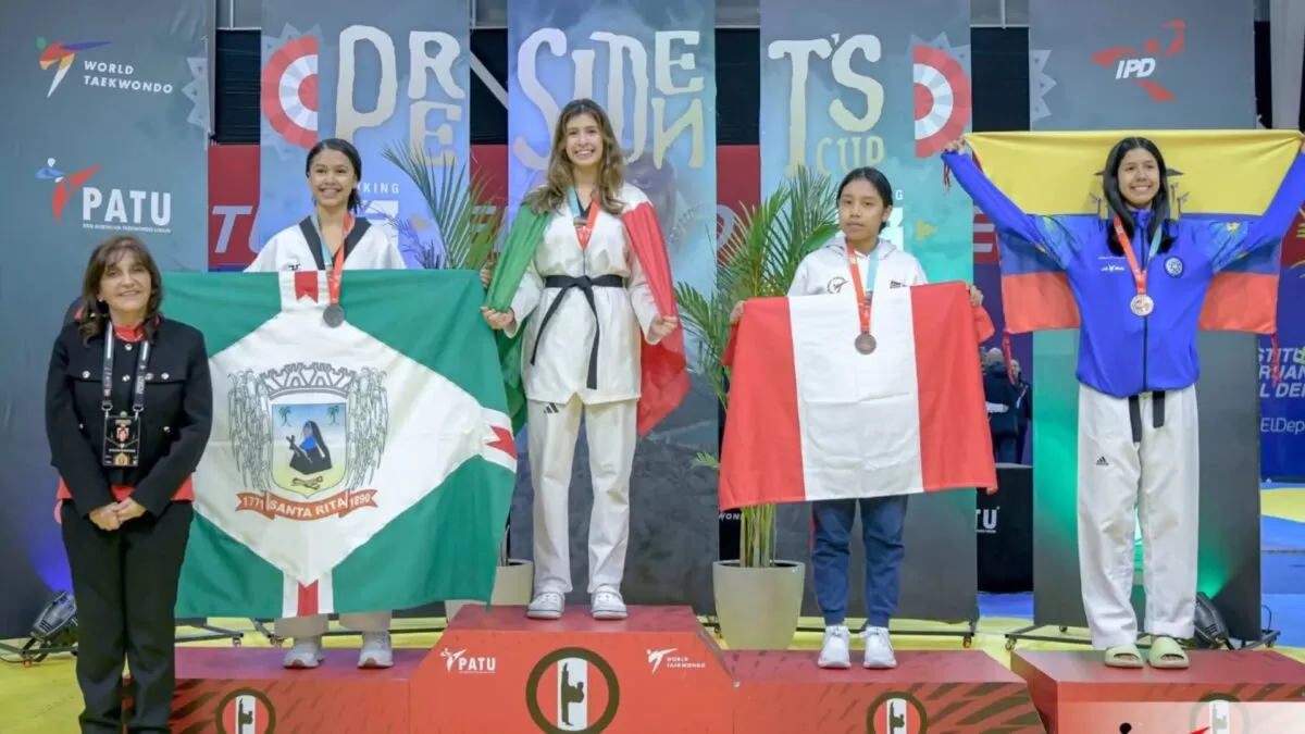 Gana tamaulipeca medalla de oro en certamen de taekwondo