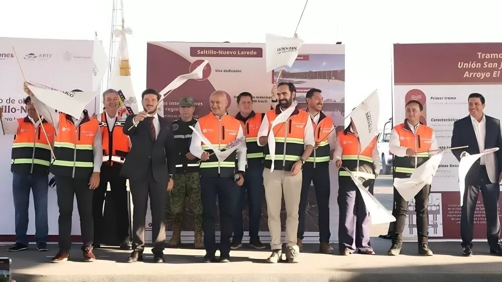 Inicia construcción del tren de pasajeros Saltillo–Nuevo Laredo