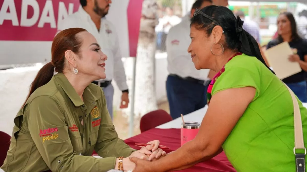Carmen Lilia lleva “Presidencia Cerquita de Ti” a colonia Victoria