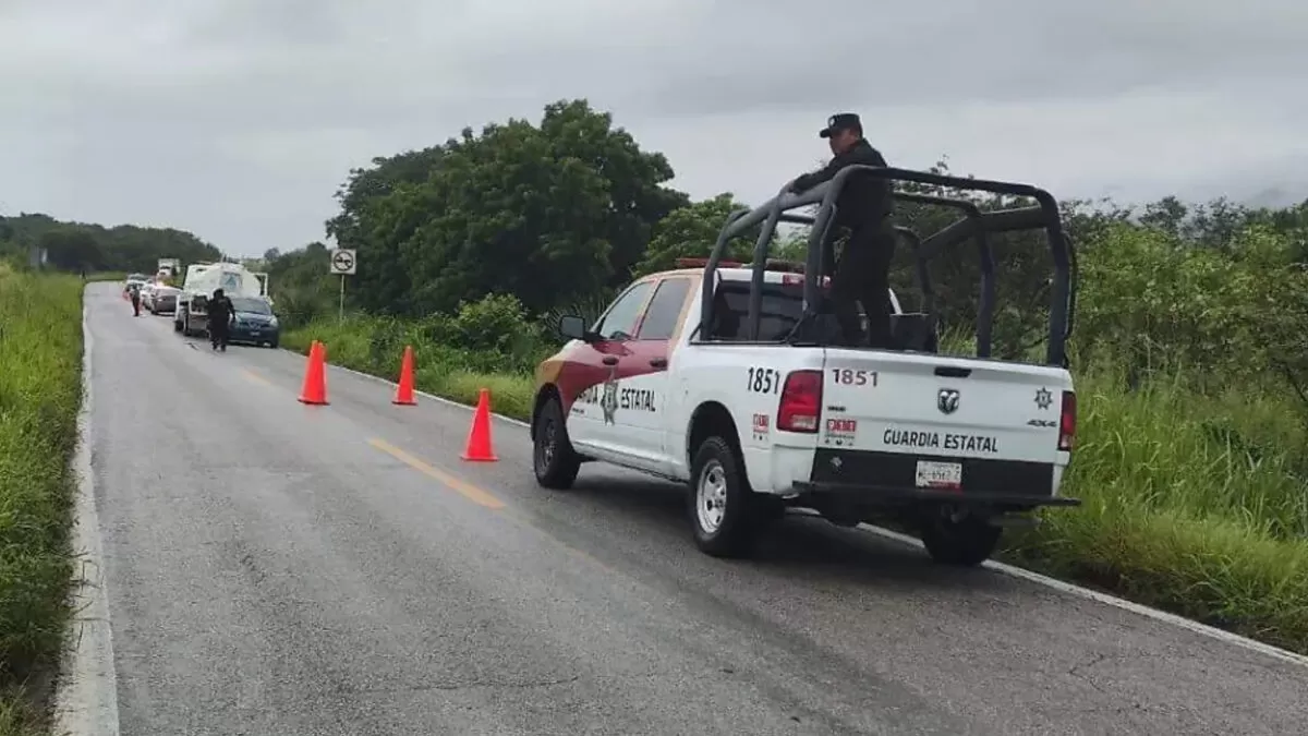 Enfrentamiento armado deja a un Guardia Estatal herido en la carretera Monterrey–Victoria