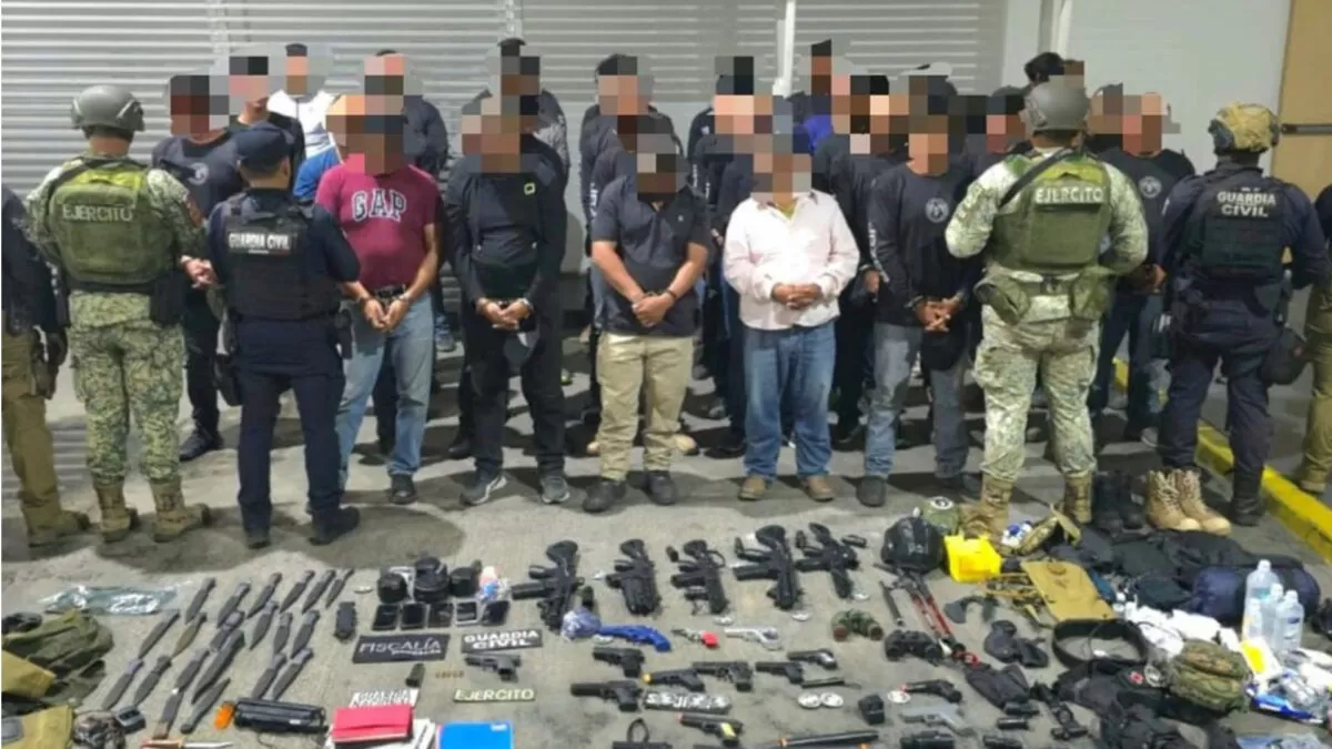 Detienen a 38 hombres dentro de un campo de adiestramiento religioso