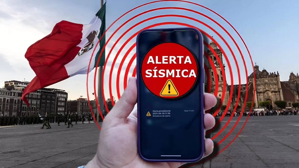 Activan alerta sísmica por Segundo Simulacro Nacional 2025