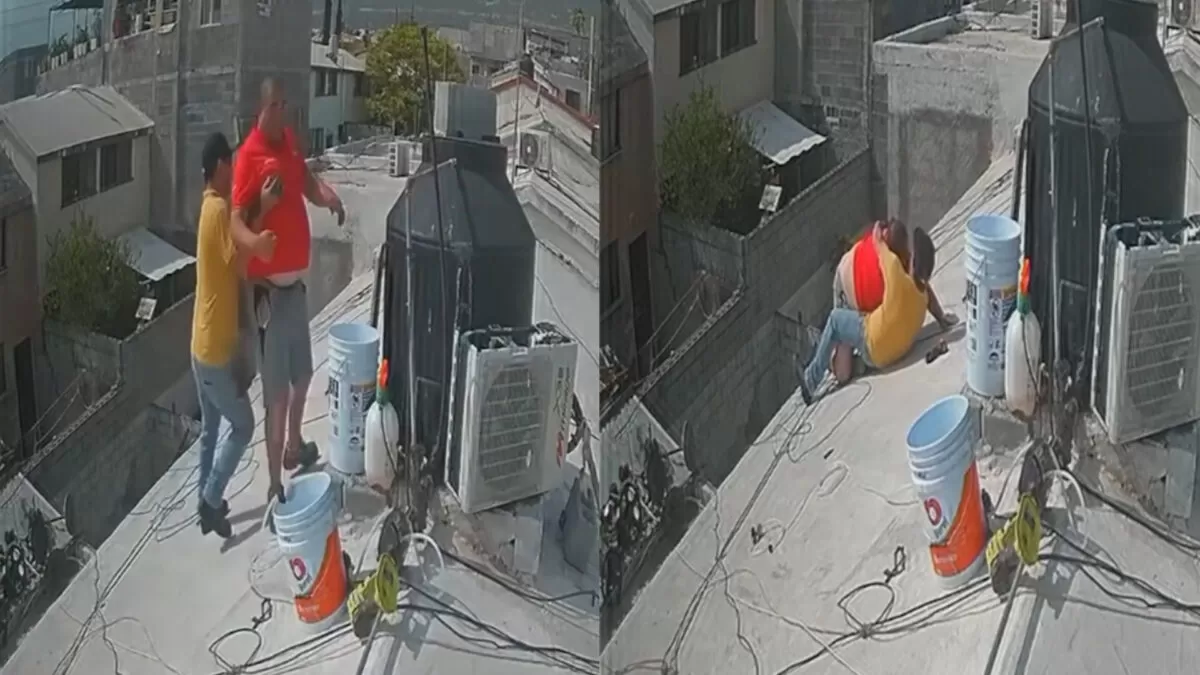 Hombre impide que su amigo caiga del techo durante ataque epiléptico