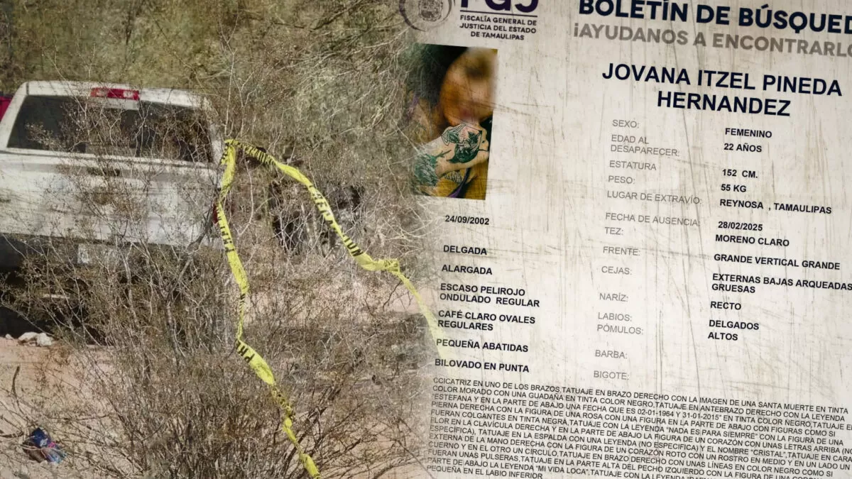 Confirman identidad de joven hallada en fosa clandestina en Reynosa