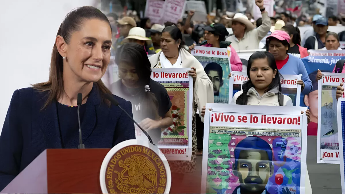 “Verdad y justicia”, reitera Sheinbaum a familias de Ayotzinapa