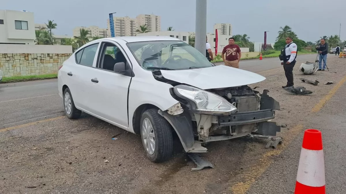 Aparatoso accidente en Altamira deja mujer herida de gravedad